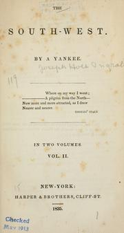 Cover of: The South-west. by J. H. Ingraham, J. H. Ingraham