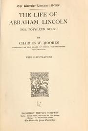 Cover of: life of Abraham Lincoln for boys and girls