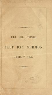 Cover of: National Godliness: a sermon, preached in Park Street Church : on occasion of the annual state fast, April 7, 1864