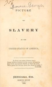 Cover of: Picture of slavery in the United States of America.