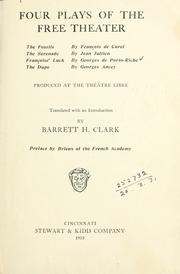 Cover of: Four plays of the Free theater: The fossils