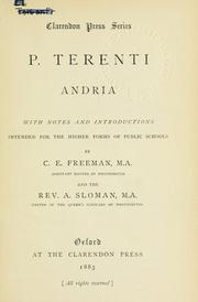 Cover of: Andria by Publius Terentius Afer