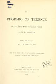 Cover of: Phormio. by Publius Terentius Afer