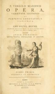 Cover of: Opera. by Publius Vergilius Maro