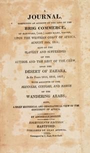 A journal, comprising an account of the loss of the brig Commerce by Archibald Robbins