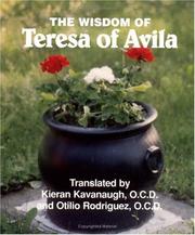Cover of: The Wisdom of Teresa of Avila by Otilio Rodriguez