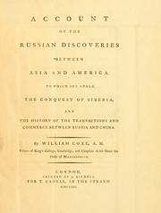 Account of the Russian discoveries between Asia and America by Coxe, William