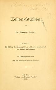 Cover of: Zellen-Studien.