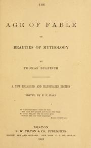 Cover of: The age of fable, or, Beauties of mythology by Thomas Bulfinch