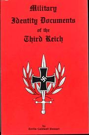 Cover of: Military Identity Documents of the Third Reich