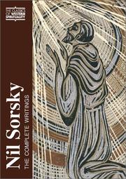 Cover of: Nil Sorsky: The Complete Writings (Classics of Western Spirituality)
