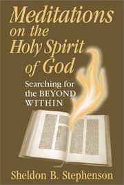Cover of: Meditations on the Holy Spirit of God: searching for the beyond within