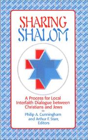 Cover of: Sharing Shalom: a process for local interfaith dialogue between Christians and Jews