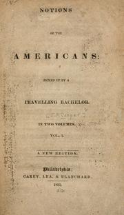 Cover of: Notions of the Americans by James Fenimore Cooper