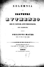 Cover of: Quaestionum Homericarum part. IV.: in qua agitur de verbi [phrazein] vi atque significatione