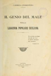 Il genio del male nella leggenda popolare siciliana by Carmela Fiorentino