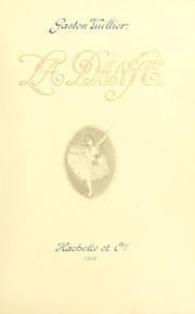 Cover of: La danse.