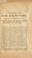 Cover of: Speech of Hon. R. R. Butler, representative from Carter and Johnson counties, in the House of representatives, upon the resolutions introduced by Mr. Bayless, in reference to the Harper's Ferry insurrection.