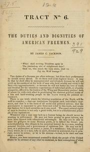 Cover of: The duties and dignities of American freemen.
