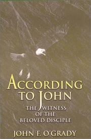 Cover of: According to John by John F. O'Grady