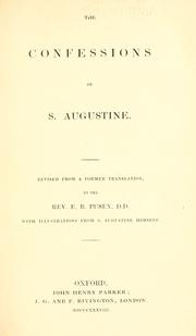 Cover of: The confessions of S. Augustine by Augustine of Hippo