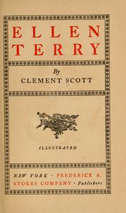 Cover of: Ellen Terry by Clement Scott