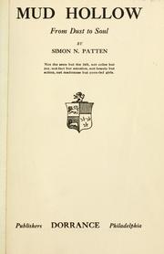 Cover of: Mud Hollow by Simon Nelson Patten