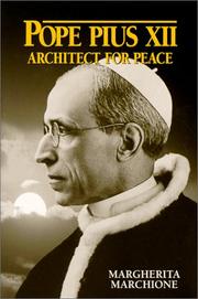 Cover of: Pope Pius XII: Architect for Peace