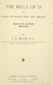 Cover of: The bells of Is by Meyer, F. B.