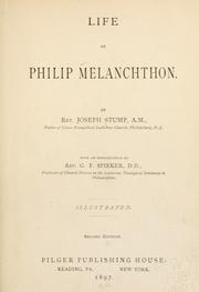 Cover of: Life of Philip Melanchthon ...
