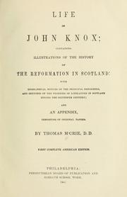 Cover of: Life of John Knox by M'Crie, Thomas