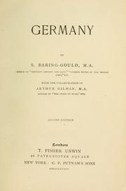 Cover of: Germany by Sabine Baring-Gould