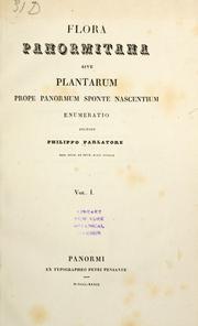 Cover of: Flora Panormitana by Filippo Parlatore