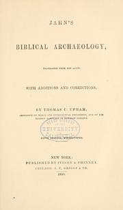 Cover of: Jahn's Biblical archaeology by Johann Jahn