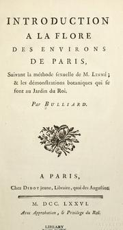 Cover of: Flora Parisiensis by Bulliard, Pierre