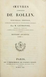 Cover of: OEuvres complètes by Charles Rollin