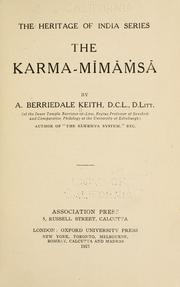 Cover of: Karma-M©Æim©Æa©ʹms©Æa.