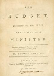 Cover of: budget.