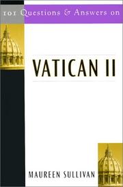 Cover of: 101 Questions and Answers on Vatican II by Maureen Sullivan