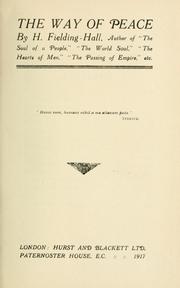 Cover of: The way of peace