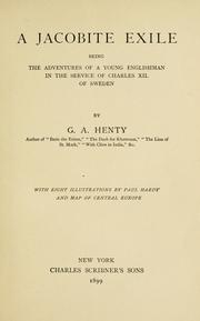 Cover of: A Jacobite exile by G. A. Henty