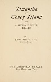 Cover of: Samantha at Coney Island and a thousand other islands