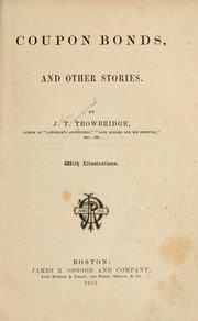 Cover of: Coupon bonds, and other stories