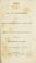 Cover of: Speech of Mr. J. R. Underwood, upon the resolution proposing to censure John Quincy Adams for presenting to the House of representatives a petition praying for the dissolution of the union.