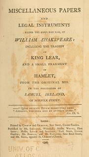 Cover of: Shakespeare tracts. by 