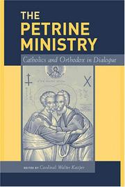 Cover of: Petrine Ministry by Walter Cardinal Kasper