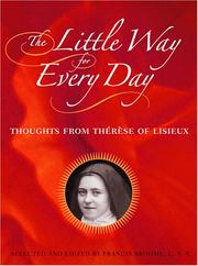 Cover of: The Little Way for Every Day: Thoughts from Therese of Lisieux