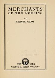 Cover of: Merchants of the morning