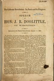 Cover of: The Calhoun revolution by James R. Doolittle