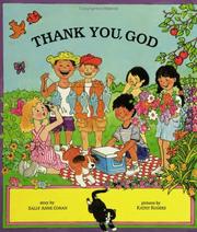 Cover of: Thank you, God